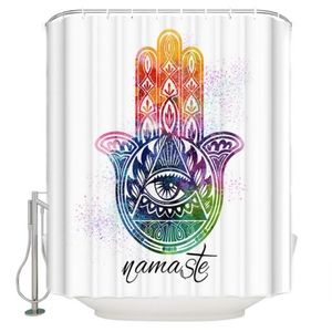 Custom printed shower curtains